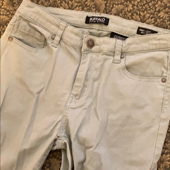 Baby blue. Skinny / ankle  pants - Picture 1 of 3